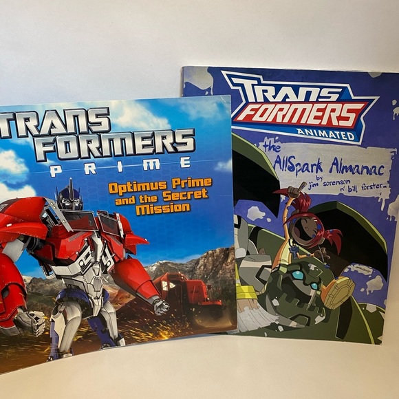 3 x Transformers Softcover Books - Picture 1 of 10